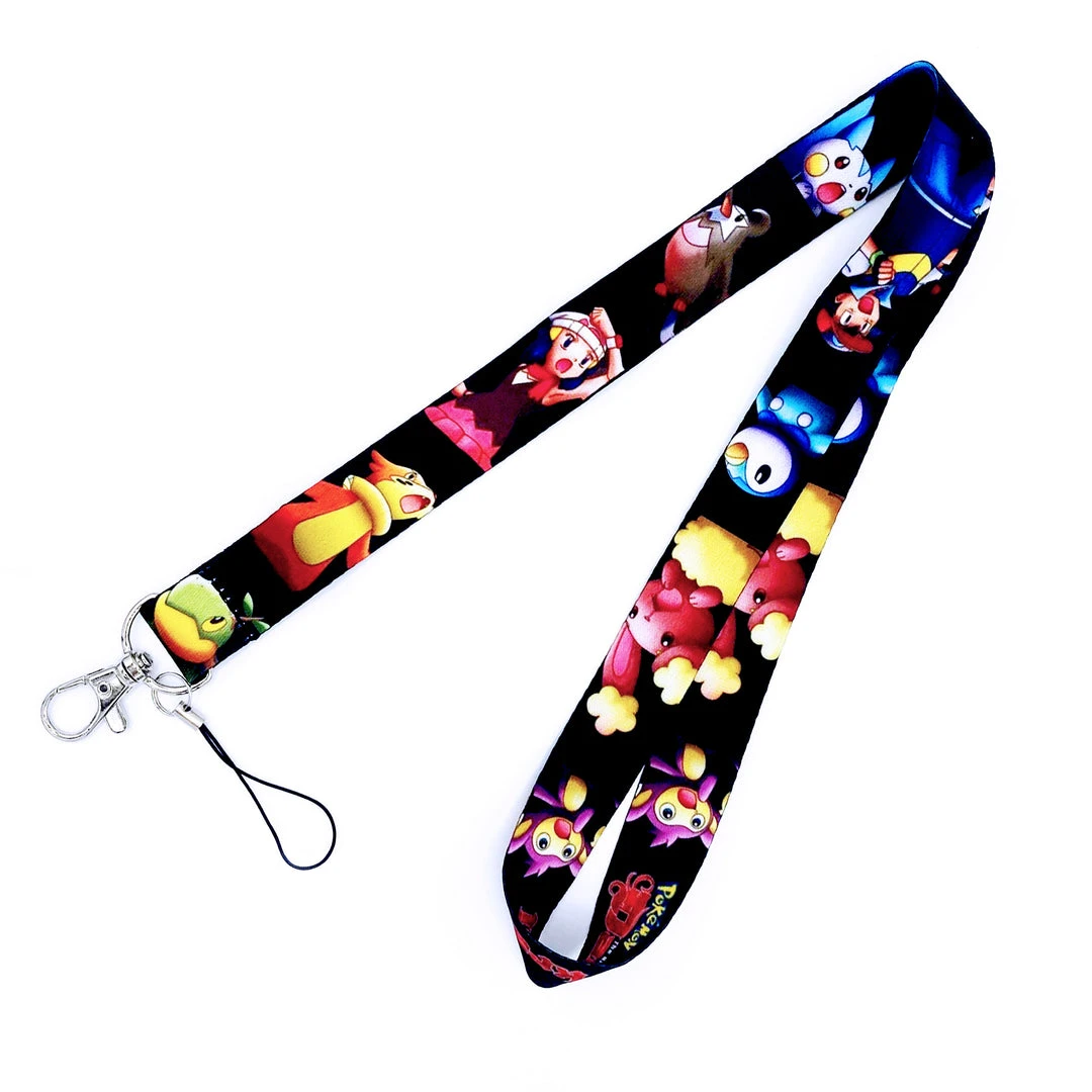 Mily Pokémon Mixed Pokémon Black Lanyard 3 Mily Pokémon Mixed Pokémon Black Lanyard