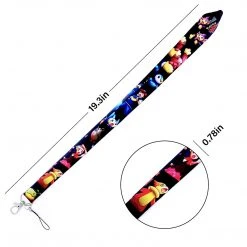 Mily Pokémon Mixed Pokémon Black Lanyard