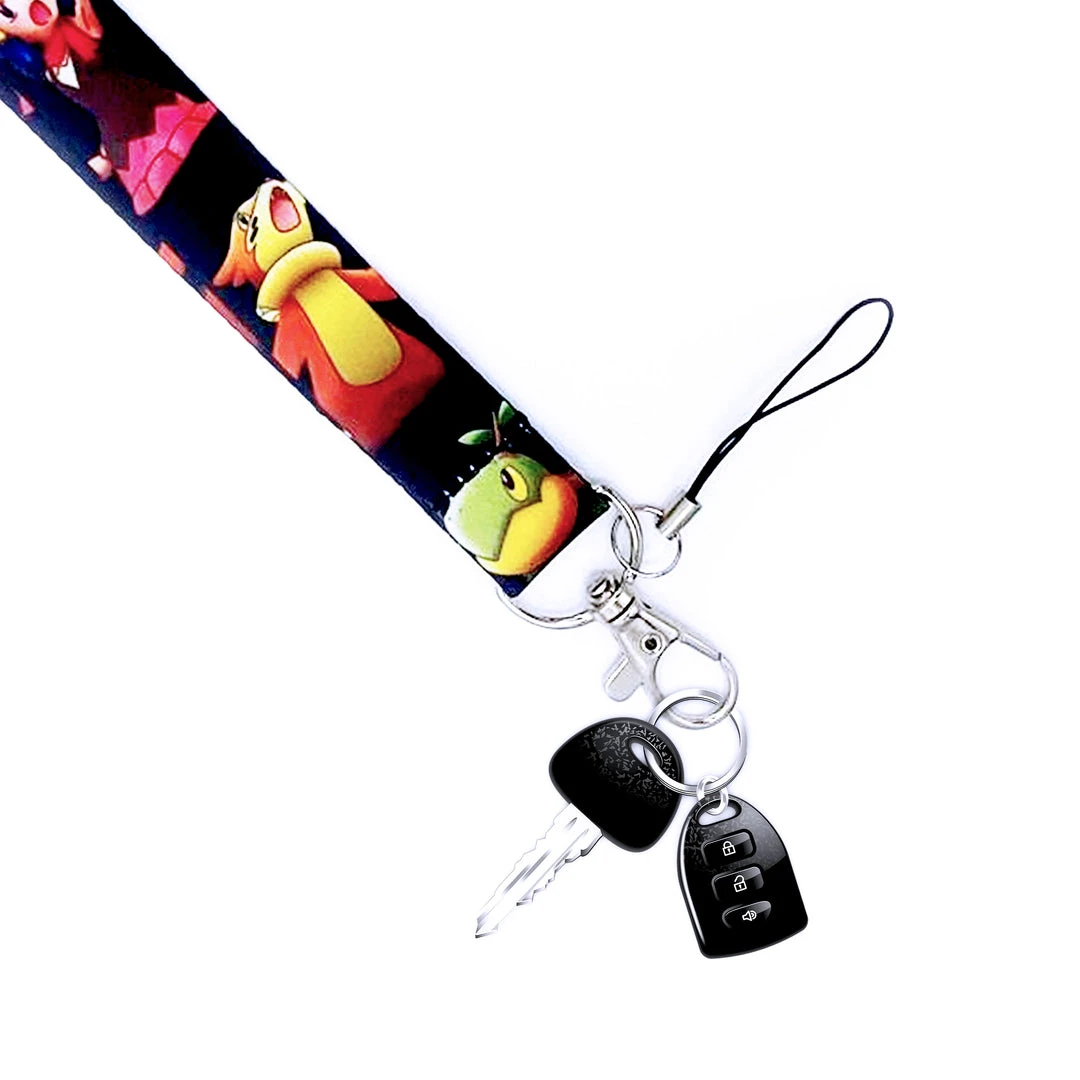 Mily Pokémon Mixed Pokémon Black Lanyard 6 Mily Pokémon Mixed Pokémon Black Lanyard