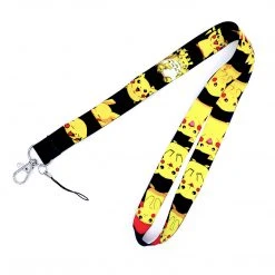 Mily Pokémon Pikachu Poses Black Lanyard Accessories