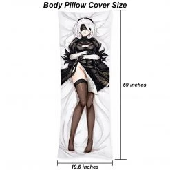Mily NieR: Automata 2B Body Pillow Cover Lifestyle