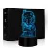 Mily Star Wars Chibi Boba Fett Acrylic LED Lamp Figures 1 Mily Star Wars Chibi Boba Fett Acrylic LED Lamp Figures