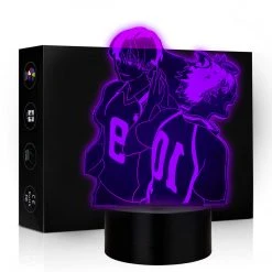 Mily Figures Haikyu!! Hinata And Kageyama High Five Acrylic LED Lamp