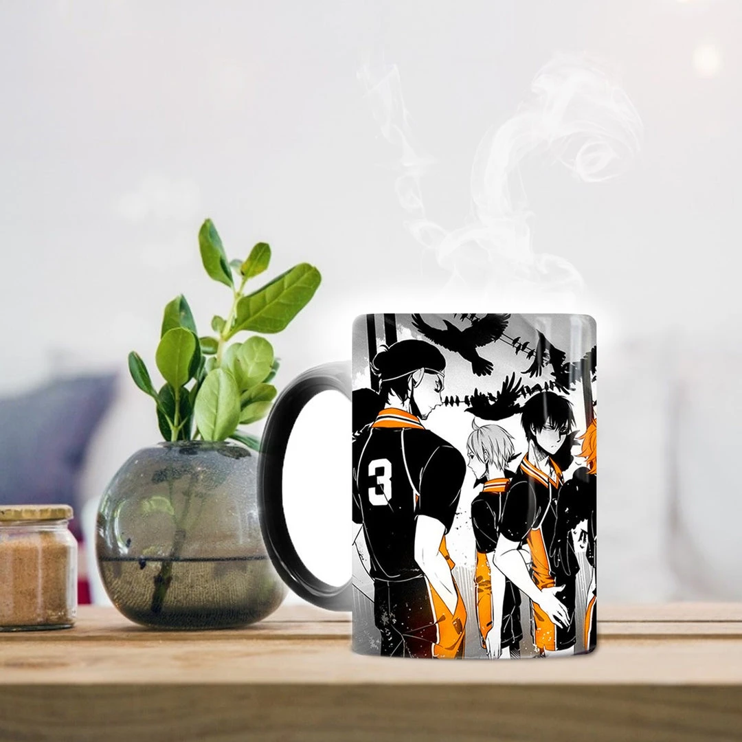 Mily Lifestyle Haikyu!! Karusuno High Team Heat Reveal Mug 5 Mily Lifestyle Haikyu!! Karusuno High Team Heat Reveal Mug