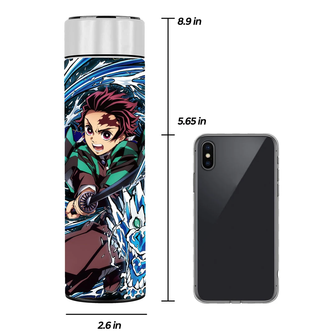 Mily Demon Slayer Main Four Breathing Styles Temperature Display Thermal Bottle Lifestyle 4 Mily Demon Slayer Main Four Breathing Styles Temperature Display Thermal Bottle Lifestyle