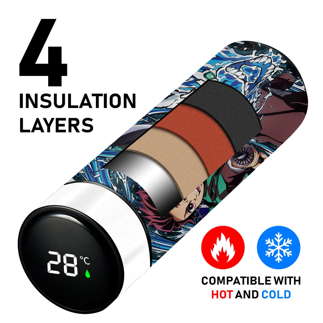 Mily Demon Slayer Main Four Breathing Styles Temperature Display Thermal Bottle Lifestyle 7 Mily Demon Slayer Main Four Breathing Styles Temperature Display Thermal Bottle Lifestyle
