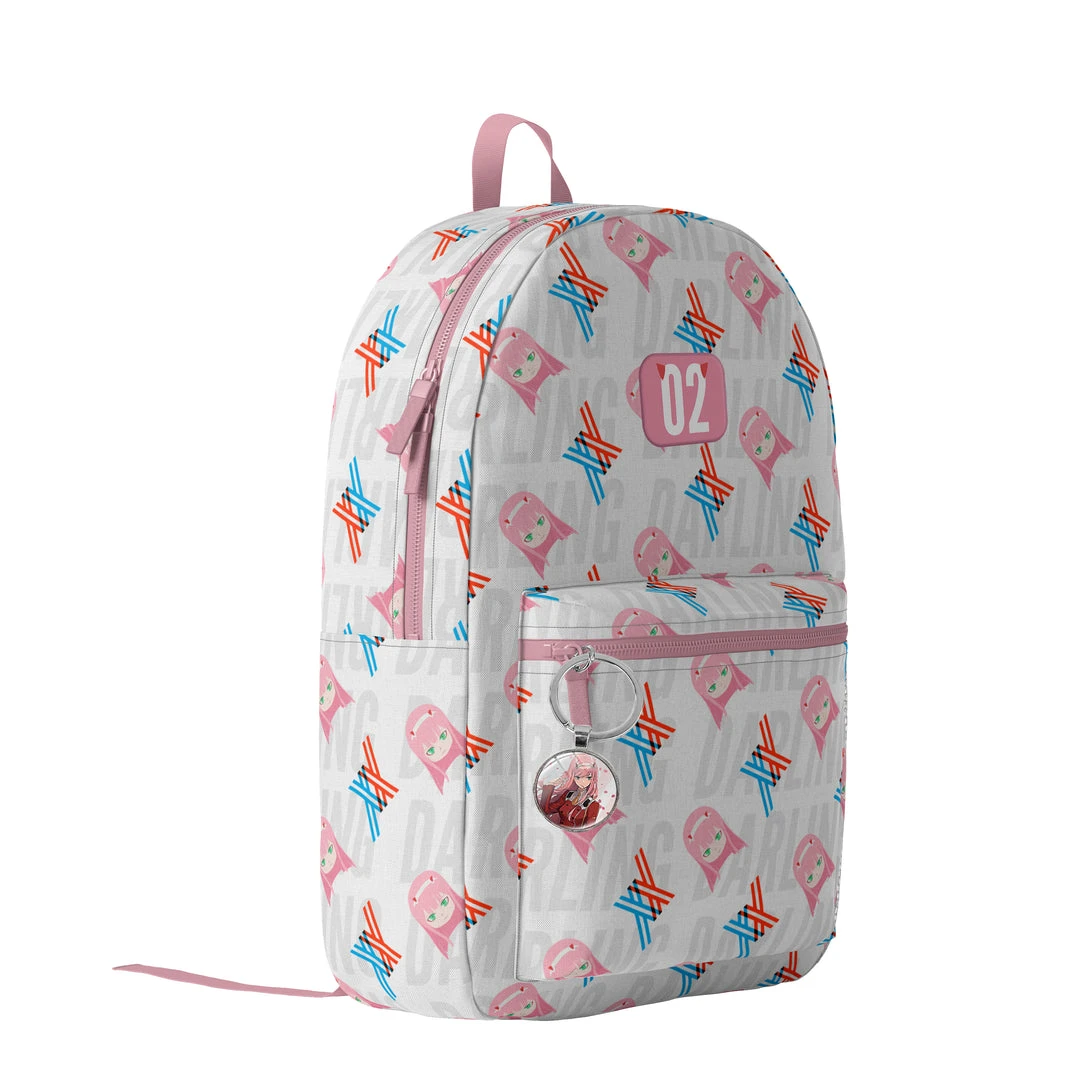 Mily Darling In The FranXX Zero Two Allover Print Mini Backpack 4 Mily Darling In The FranXX Zero Two Allover Print Mini Backpack