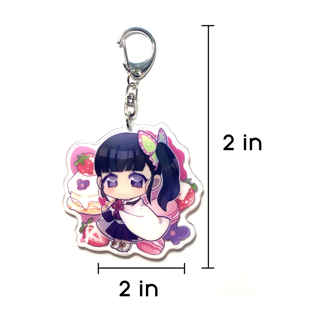 Mily Accessories Demon Slayer Kanao Chibi Acrylic Keychain 4 Mily Accessories Demon Slayer Kanao Chibi Acrylic Keychain