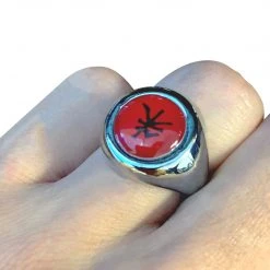 Mily Naruto Akatsuki Ring: Itachi Red Accessories