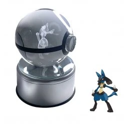 Mily Pokemon Crystal Ball - Lucario Figures