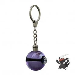 Mily Accessories Pokemon Darkrai Crystal Pokeball Keychain