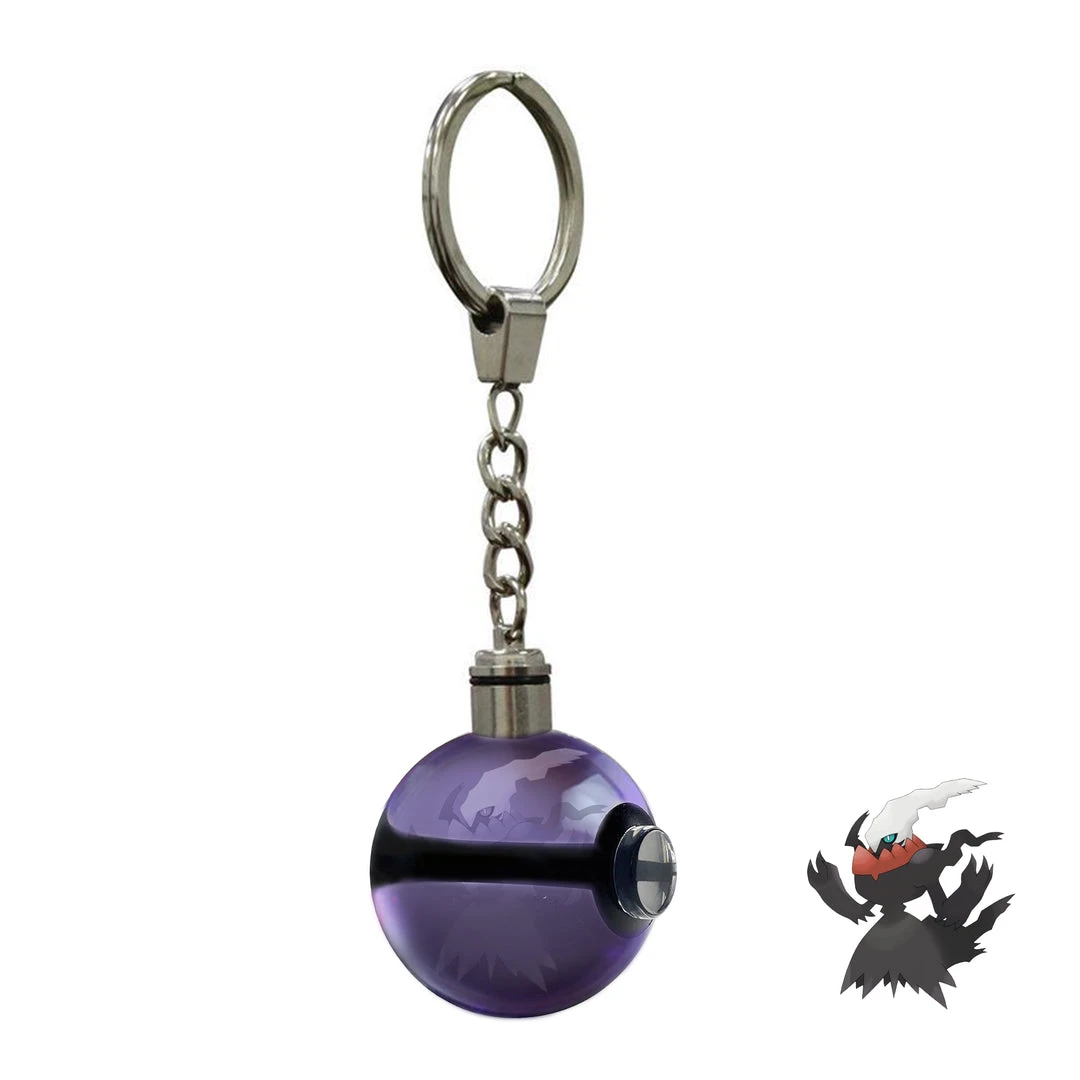 Mily Accessories Pokemon Darkrai Crystal Pokeball Keychain 3 Mily Accessories Pokemon Darkrai Crystal Pokeball Keychain