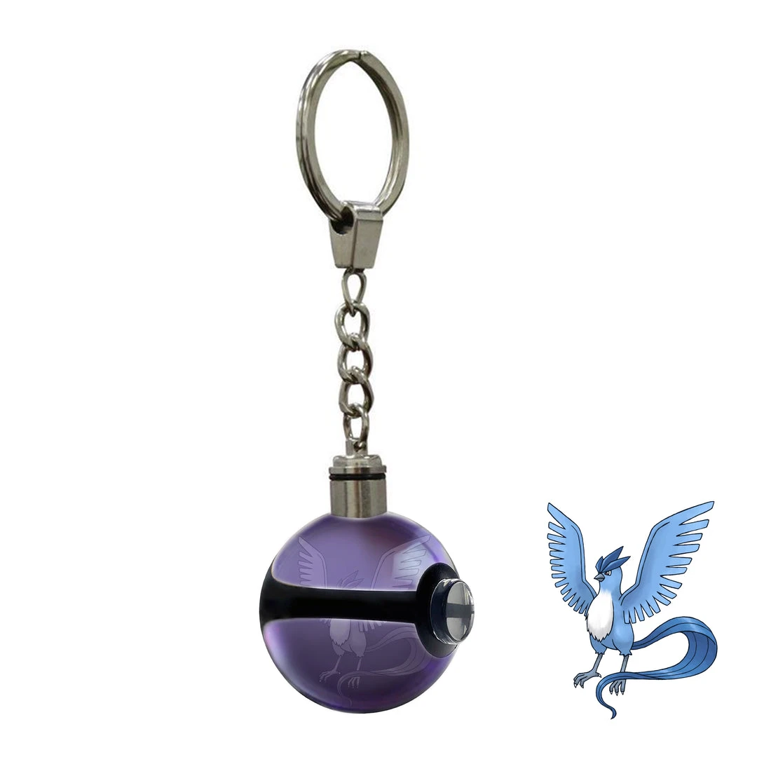 Mily Pokemon Articuno Crystal Ball Keychain 3 Mily Pokemon Articuno Crystal Ball Keychain