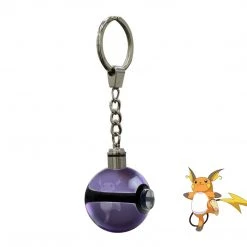 Mily Accessories Pokemon Raichu Crystal Ball Keychain
