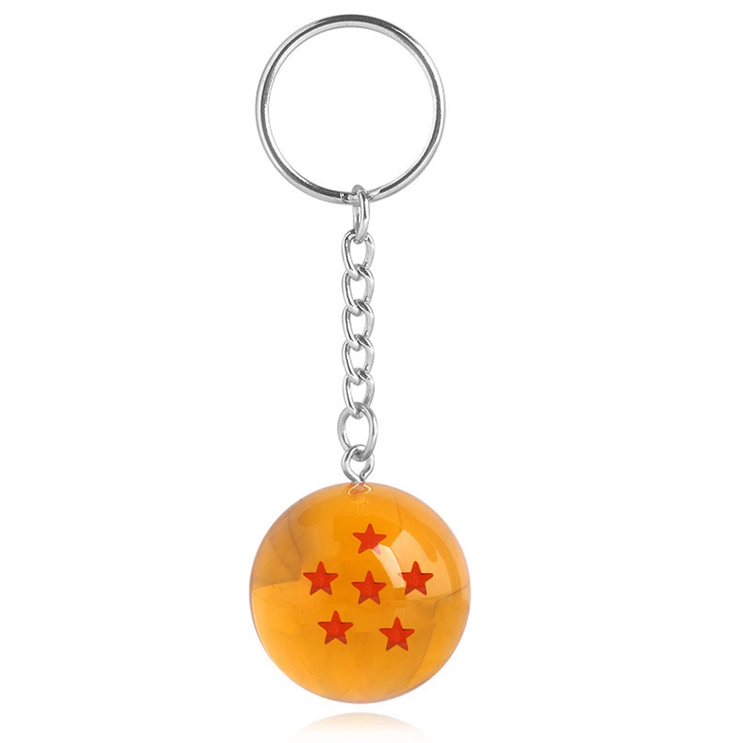 Mily Accessories Dragon Ball Keychain - 6 Star 3 Mily Accessories Dragon Ball Keychain - 6 Star