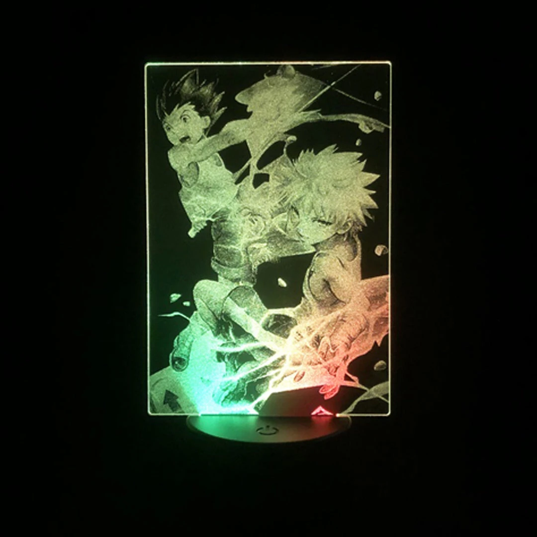 Mily Shaded Gon & Killua Acrylic LED Lamp Figures 3 Mily Shaded Gon & Killua Acrylic LED Lamp Figures