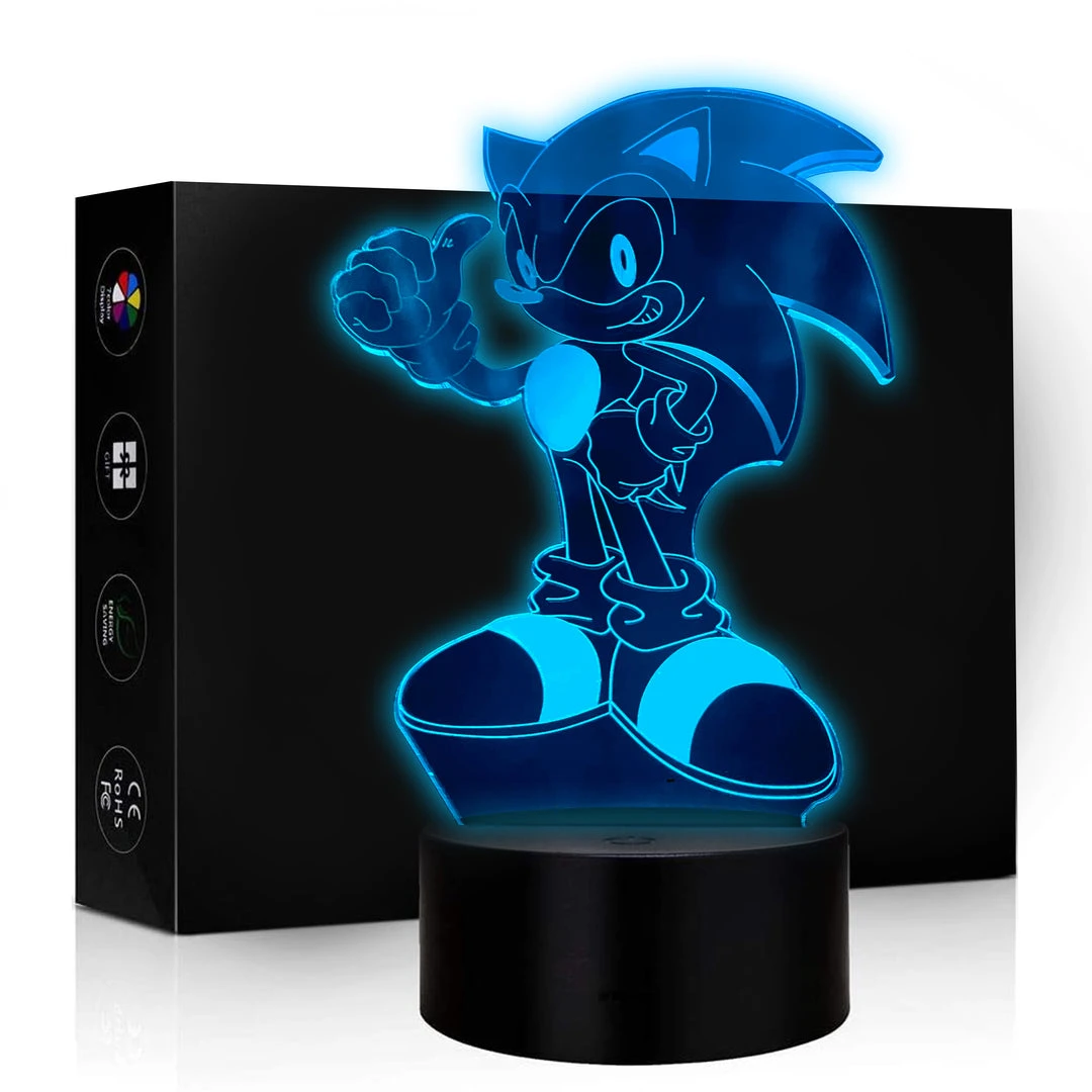 Mily Sonic The Hedgehog Sonic Thumbs Up Acrylic LED Lamp 3 Mily Sonic The Hedgehog Sonic Thumbs Up Acrylic LED Lamp