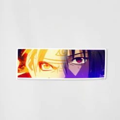 Mily Home Décor Naruto: Shippuden Naruto & Sasuke Eyes Lenticular Sticker