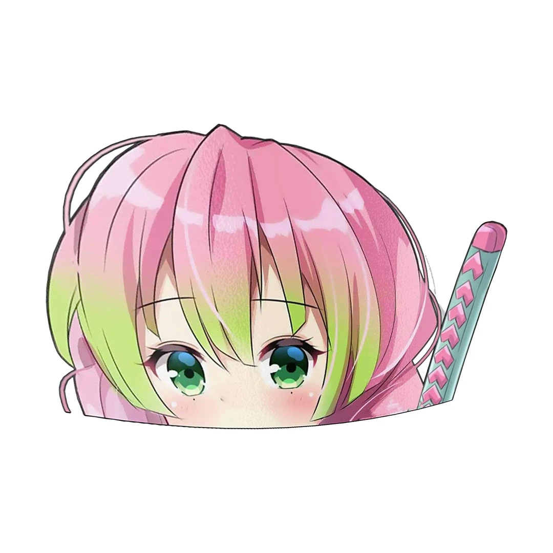 Mily Demon Slayer Mitsuri Peeker Sticker Home Décor 3 Mily Demon Slayer Mitsuri Peeker Sticker Home Décor