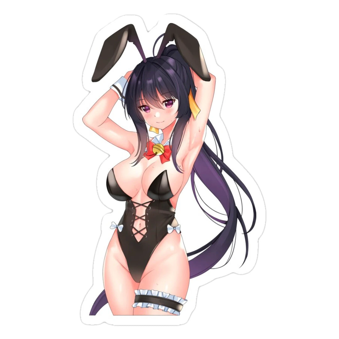 Mily High School DxD Akeno Himejima Bunny Girl Sticker Home Décor 3 Mily High School DxD Akeno Himejima Bunny Girl Sticker Home Décor