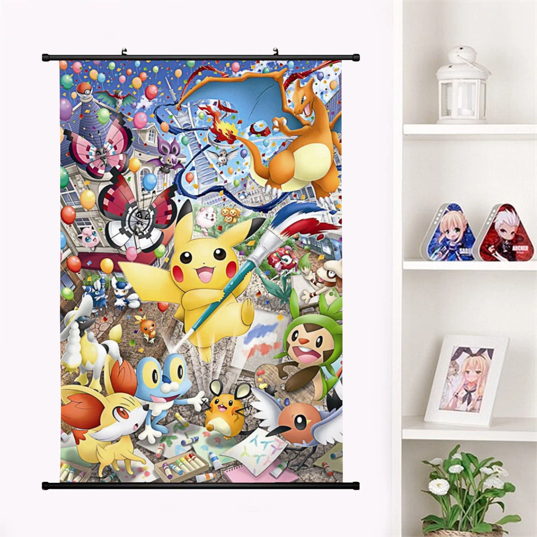 Mily Pokemon Paintbrush Collage 23 X 36 Inch Wall Scroll Poster 5 Mily Pokemon Paintbrush Collage 23 X 36 Inch Wall Scroll Poster
