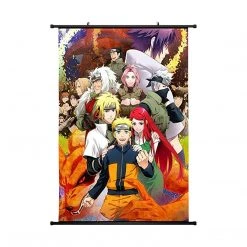 Mily Home Décor Naruto: Shippuden Konohagakure 23 X 36 Inch Wall Scroll Poster