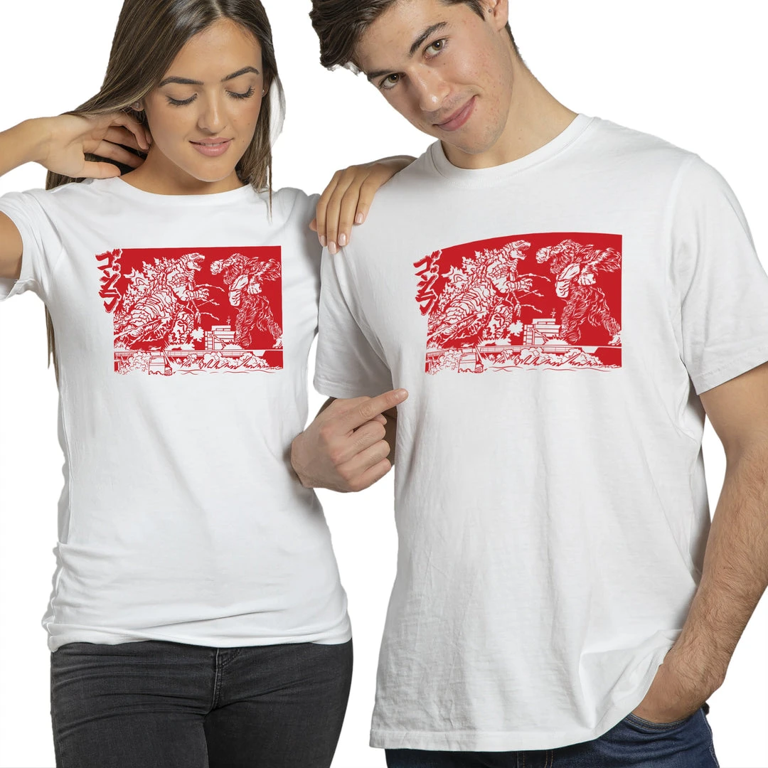 Ink Titan Godzilla VS Kong Fight T-Shirt Apparel 4 Ink Titan Godzilla VS Kong Fight T-Shirt Apparel
