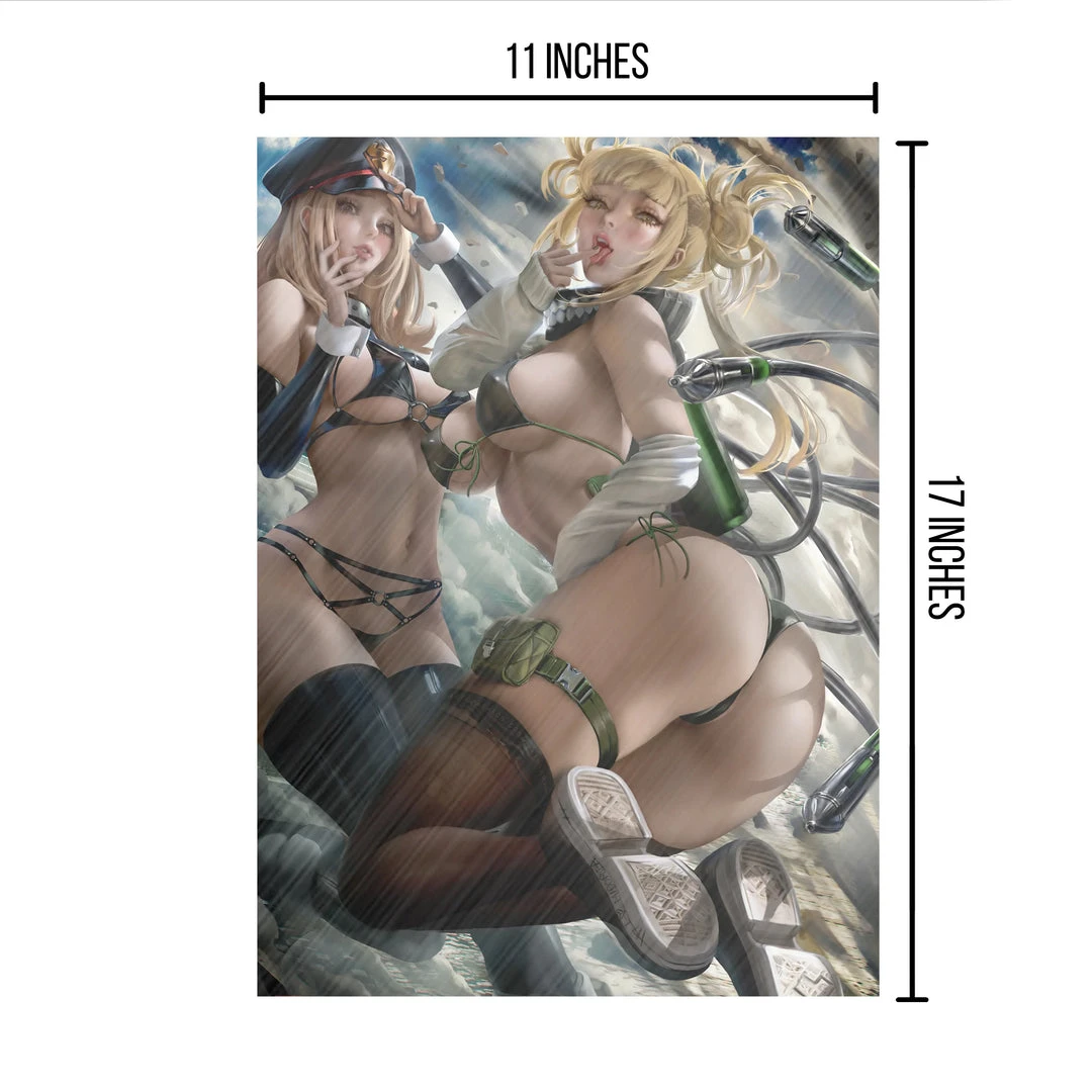 Mily Lifestyle My Hero Academia Toga & Camie Pin Up "11 X 17" Aluminum Art Print 5 Mily Lifestyle My Hero Academia Toga & Camie Pin Up "11 X 17" Aluminum Art Print