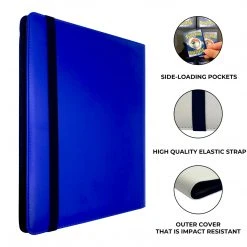 Mily TCG Supplies Totem World Blue Stitched 9-Pocket Binder