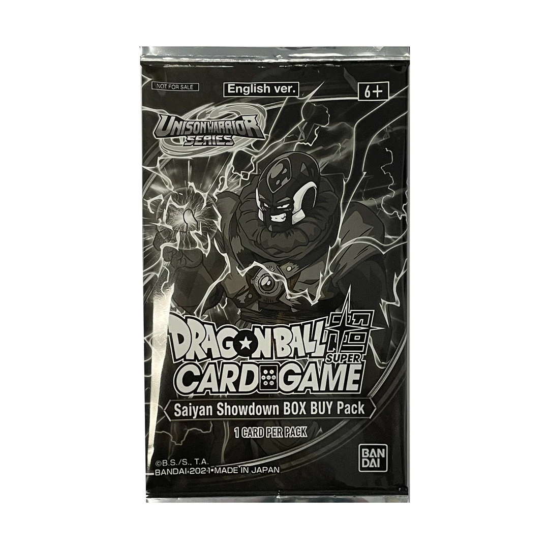 In Store Purchase Dragon Ball Card Game Saiyan Showdown Box Buy Pack - 1 Card Pack TCG 3 In Store Purchase Dragon Ball Card Game Saiyan Showdown Box Buy Pack - 1 Card Pack TCG