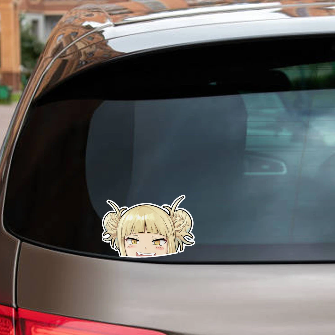 Mily My Hero Academy Toga Smiling Sticker Home Décor 5 Mily My Hero Academy Toga Smiling Sticker Home Décor