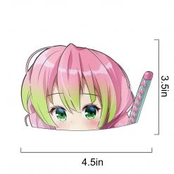 Mily Demon Slayer Mitsuri Peeker Sticker Home Décor 6 Mily Demon Slayer Mitsuri Peeker Sticker Home Décor