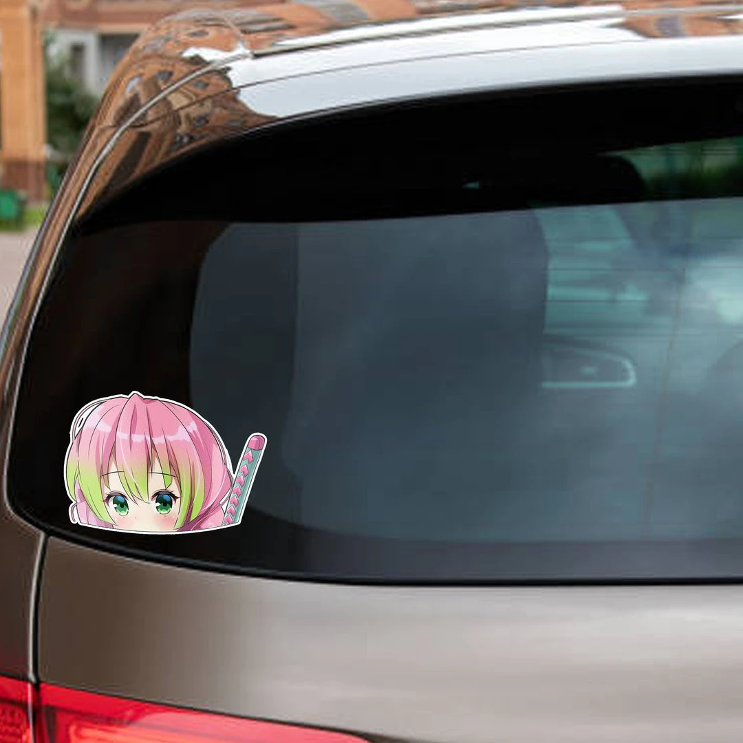 Mily Demon Slayer Mitsuri Peeker Sticker Home Décor 5 Mily Demon Slayer Mitsuri Peeker Sticker Home Décor