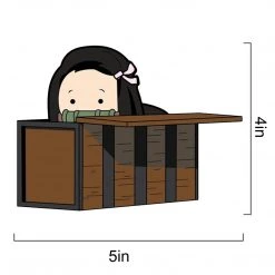 Mily Demon Slayer Nezuko Box Sticker Home Décor