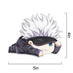 Mily Jujutsu Kaisen Gojo Peeking Laying Down Sticker Home Décor