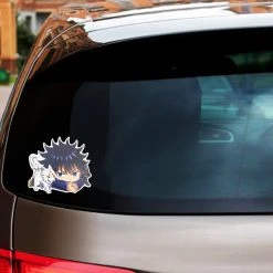 Mily Jujutsu Kaisen Megumi And Divine Dogs Laying Down Sticker Home Décor