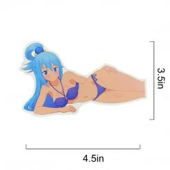 Mily Konosuba Aqua Side-Pose Sticker Home Décor