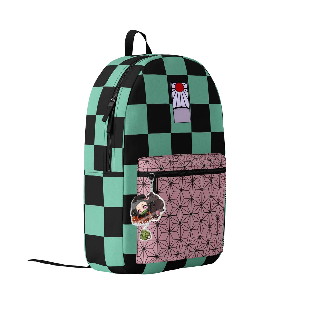 Mily Demon Slayer Tanjiro And Nezuko Haori Mini Backpack 4 Mily Demon Slayer Tanjiro And Nezuko Haori Mini Backpack