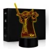 Mily Star Wars Yoda Force Acrylic LED Lamp Figures