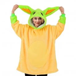 Mily Star Wars: The Mandalorian Grogu Fleece Hoodie Apparel