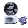 Mily Pokemon Gengar LED Crystal Ball Figures