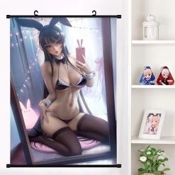 Mily Home Décor Rascal Does Not Dream Of Bunny Girl Senpai Mai Sakurajima Pin Up 23 X 36 Inch Wall Scroll Poster Ver. 2 5 Mily Home Décor Rascal Does Not Dream Of Bunny Girl Senpai Mai Sakurajima Pin Up 23 X 36 Inch Wall Scroll Poster Ver. 2