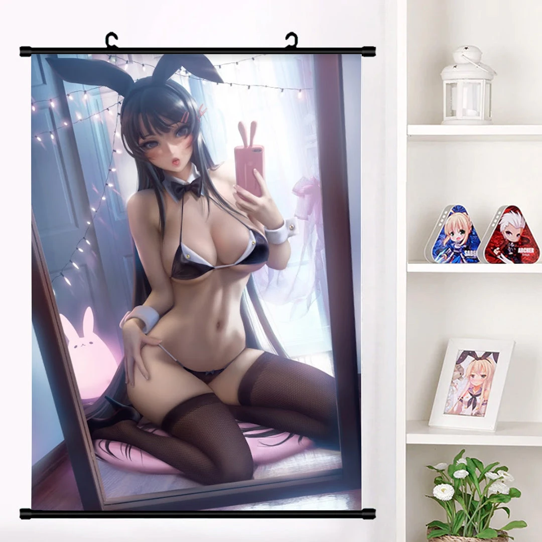Mily Home Décor Rascal Does Not Dream Of Bunny Girl Senpai Mai Sakurajima Pin Up 23 X 36 Inch Wall Scroll Poster Ver. 2 4 Mily Home Décor Rascal Does Not Dream Of Bunny Girl Senpai Mai Sakurajima Pin Up 23 X 36 Inch Wall Scroll Poster Ver. 2