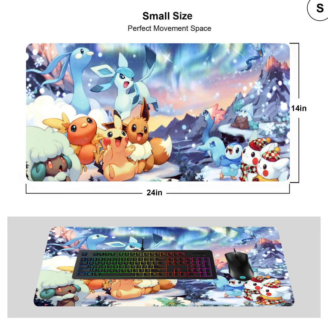 Mily Pokemon Winter Wonderland 14 X 24 Inch Playmat 4 Mily Pokemon Winter Wonderland 14 X 24 Inch Playmat