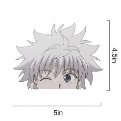 Mily Hunter × Hunter Killua Winking Peeker Sticker