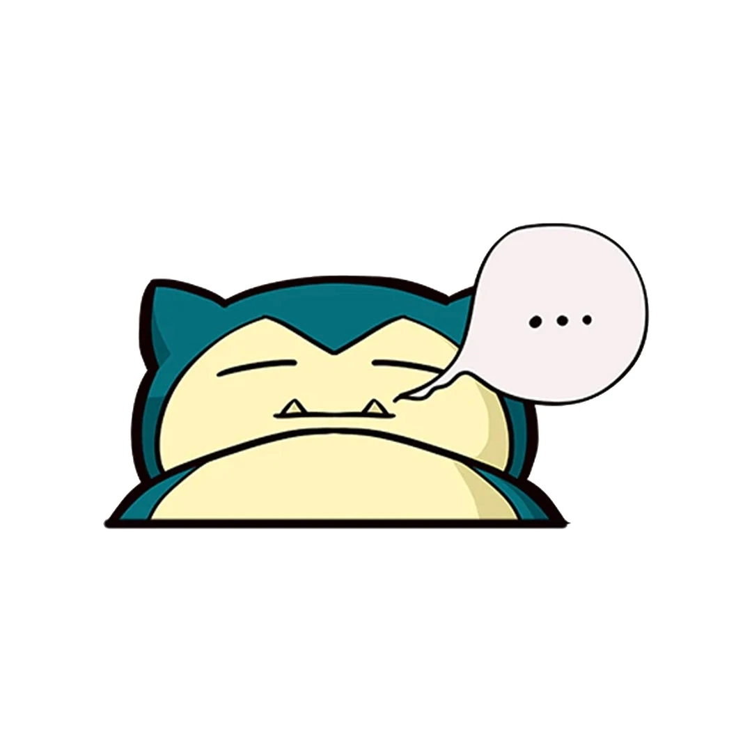 Mily Home Décor Pokemon Snorlax Sleepy Head Sticker 3 Mily Home Décor Pokemon Snorlax Sleepy Head Sticker