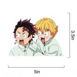 Mily Demon Slayer Tanjiro And Zenitsu Shocked Sticker Home Décor