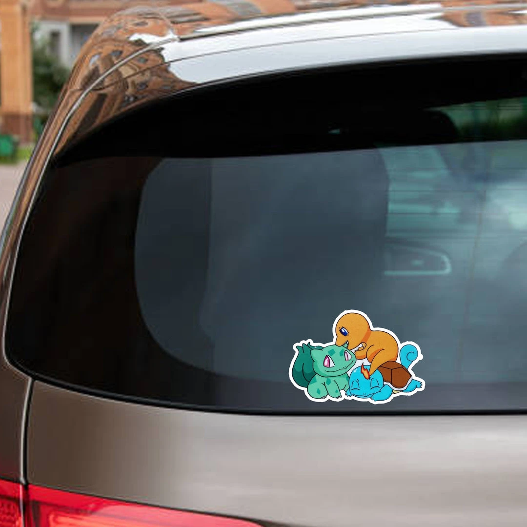 Mily Home Décor Pokemon First Gen Starters Sticker 5 Mily Home Décor Pokemon First Gen Starters Sticker