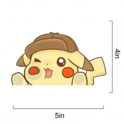 Mily Pokemon Detective Pikachu Squished Sticker