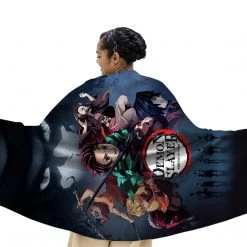 Mily Demon Slayer Anime Promo Throw Blanket